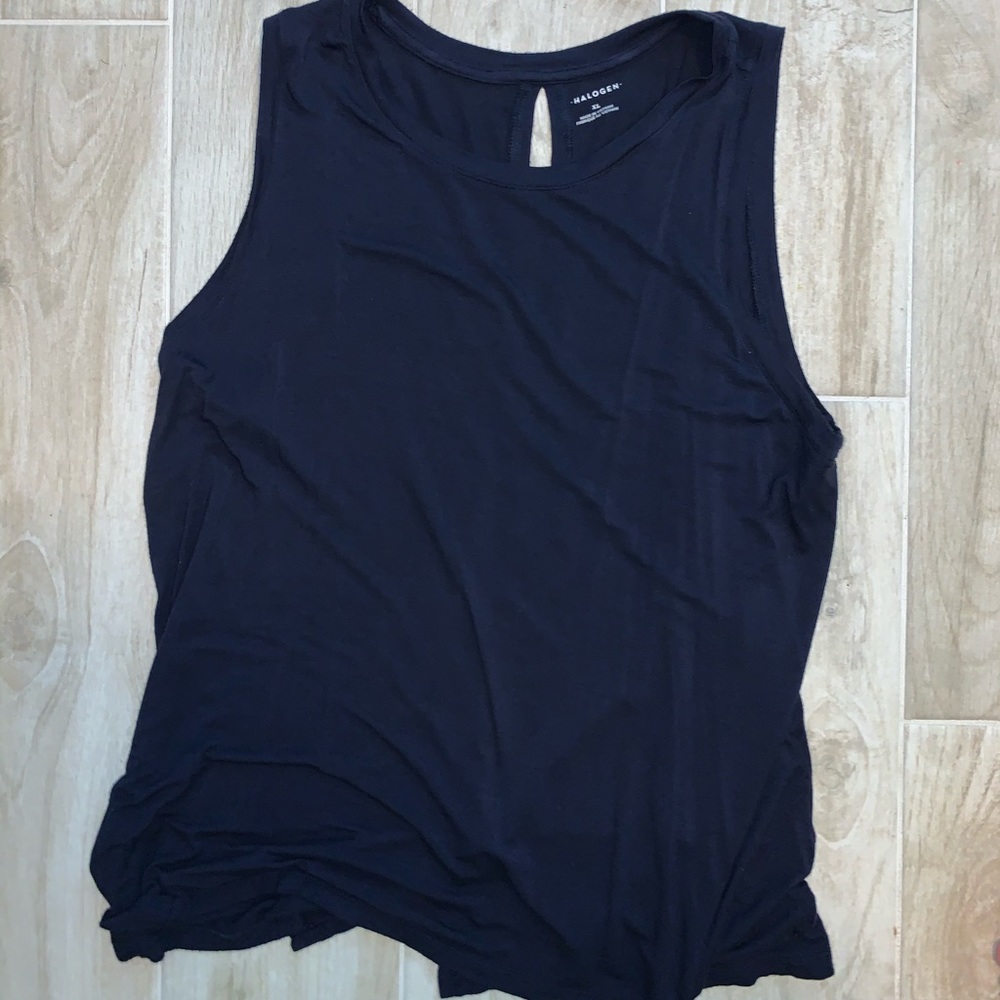 Navy Muscle Tank